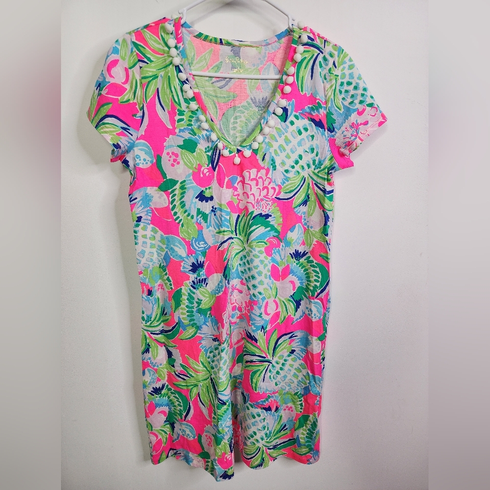 Etta V-neck Dress In Multi Raise The Bar, SMALL